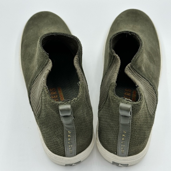 Sketchers suede booties, olive green size 7.5 Women’s - Picture 3 of 9